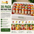 20 Fresh Fruit Cup Cooler Pack