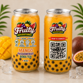🥭 Mango Passionfruit Boba Tea