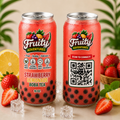 Strawberry Lemonade Boba Tea