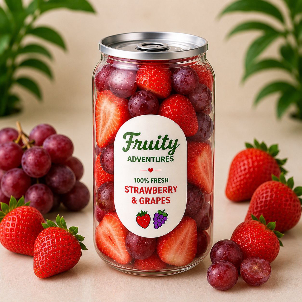 Strawberry & Grape Fruit Cup