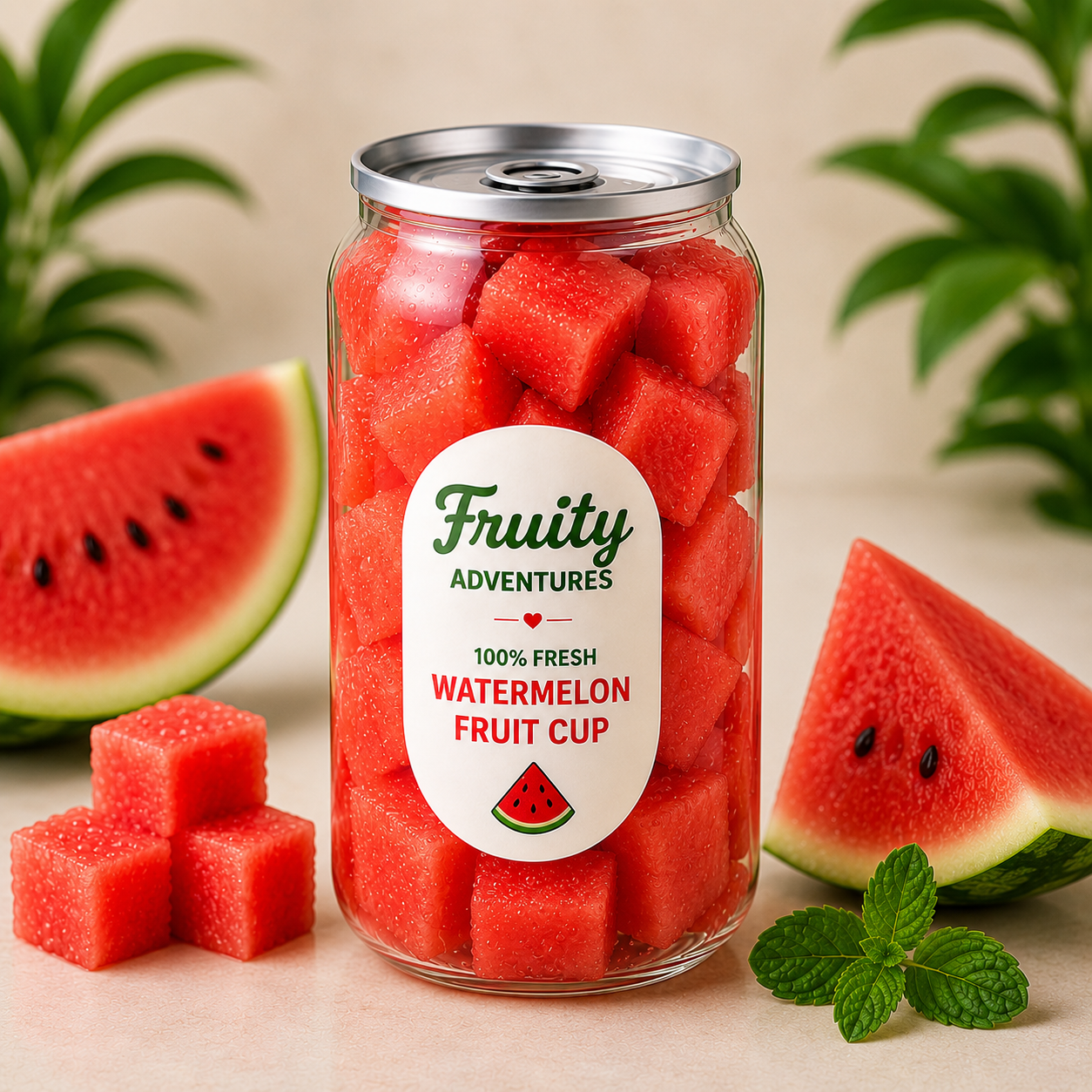 Fresh Watermelon Fruit Cup from Fruity Adventures